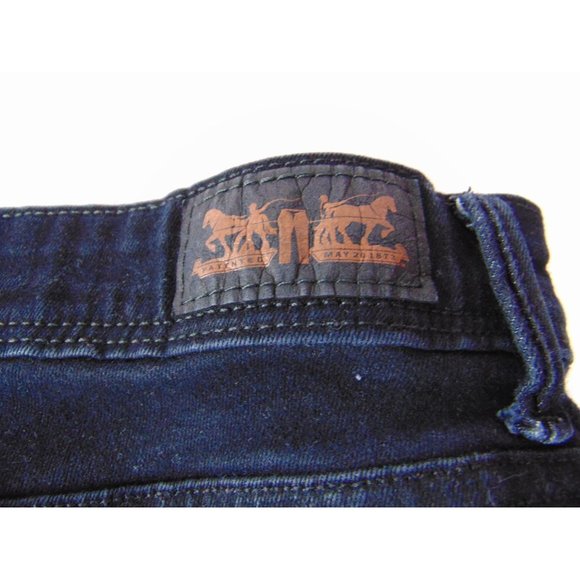 Levis Women's 512 Perfectly Shaping  Jeans Size 35 Black   Cotton Spandex EUC - Picture 6 of 7